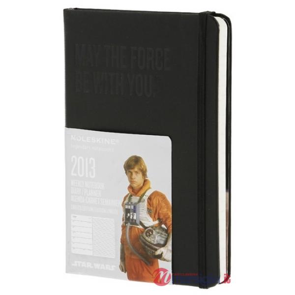 Agenda settimanale con taccuino, 12 mesi, Star Wars