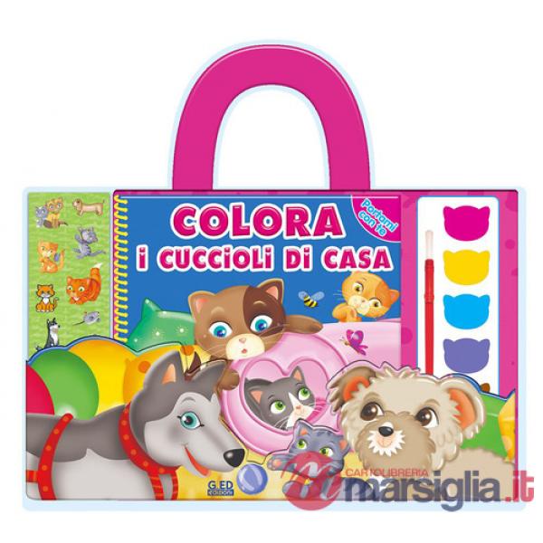Colora i cuccioli di casa. Ediz. illustrata