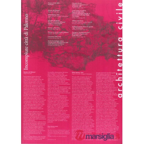 Architettura civile (2019). Vol. 23-24: Incompiute città di Palermo