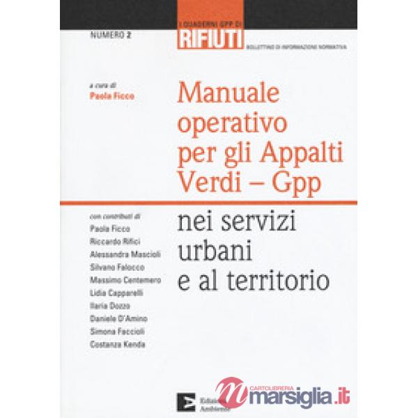 Manuale operativo per gli appalti Verdi-Gpp nei servizi urbani e al territorio