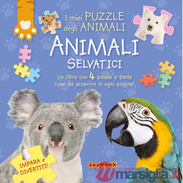 Animali selvatici. Libro puzzle