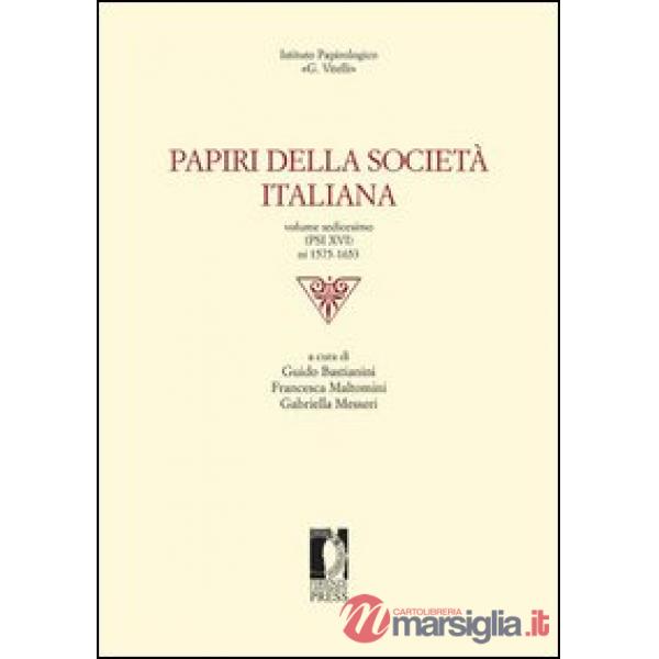 Papiri della società italiana. Vol. 16