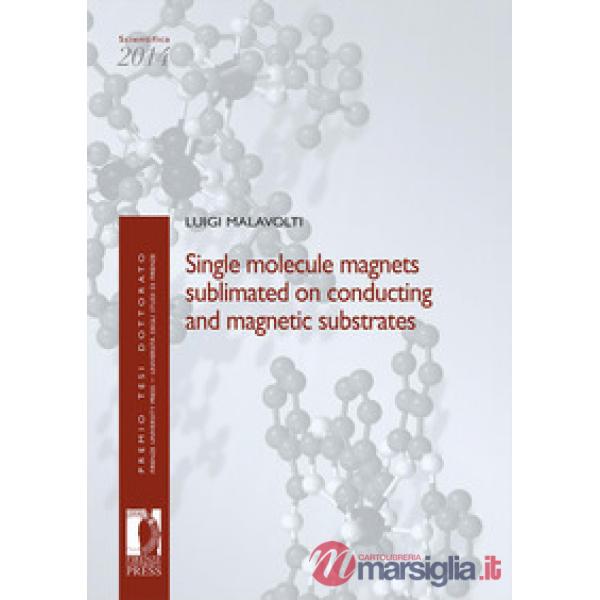 Single molecule magnets sublimated on conducting and magnetic substrates