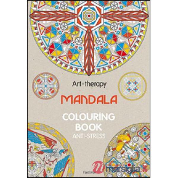 Art therapy. Mandala. Colouring book anti-stress