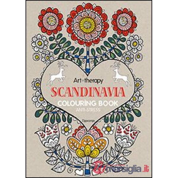 Art therapy. Scandinavia. Colouring book