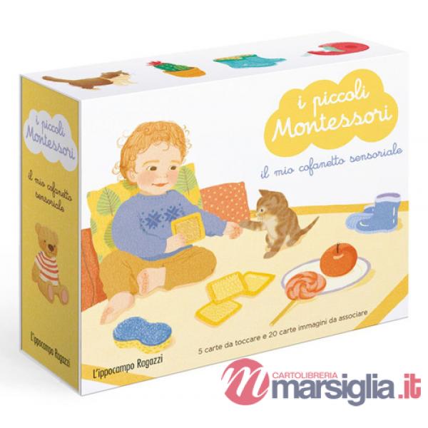 Piccoli Montessori. Il mio cofanetto sensoriale. Con 20 carte ambientali. Con 5 carte tattili (I)