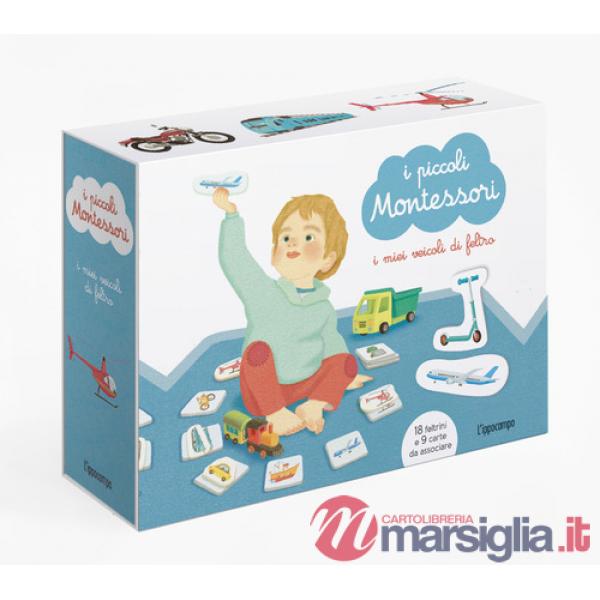 Miei veicoli in feltro. I piccoli Montessori. Ediz. a colori. Con Prodotti vari (I)