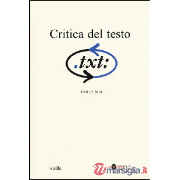 Critica del testo. Vol. 17/2