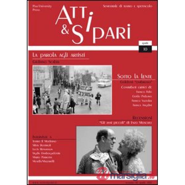 Atti & sipari (2012). Vol. 10