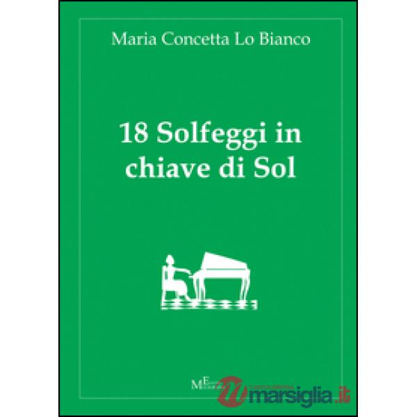 18 solfeggi in chiave di Sol