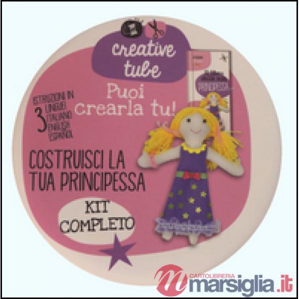 Costruisci la tua principessa. Creative tube. Con Prodotti vari
