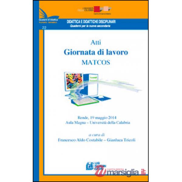 Atti Giornata di lavoro MATCOS