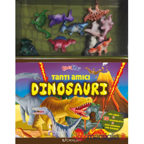 Tanti amici dinosauri. Giocalibri. Ediz. a colori. Con gadget