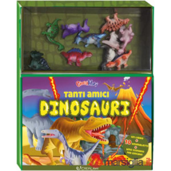 Tanti amici dinosauri. Giocalibri. Ediz. illustrata. Con gadget