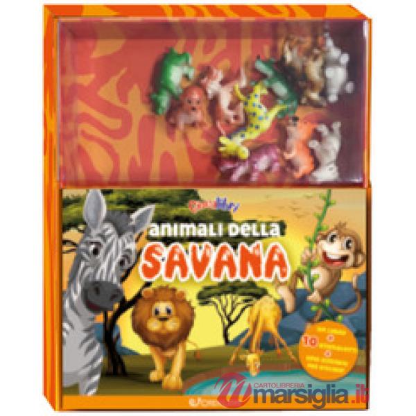 Animali della savana. Giocalibri. Con gadget