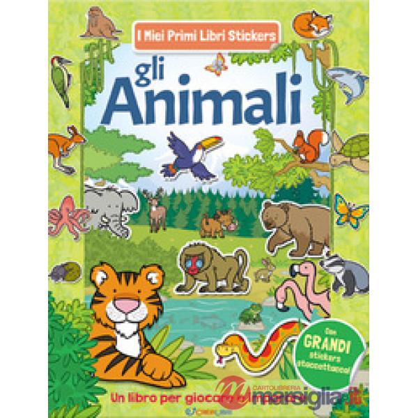 Animali. Con adesivi. Ediz. a colori (Gli)