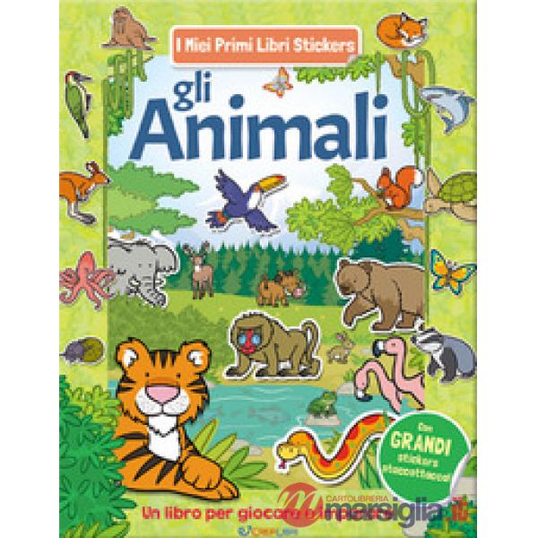 Animali. Con adesivi. Ediz. a colori (Gli)