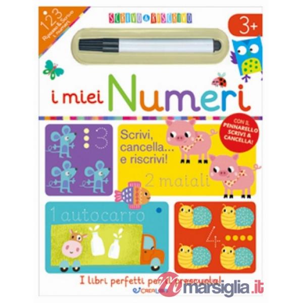 Miei numeri. Scrivo&riscrivo. Ediz. a colori. Con pennarello (I)