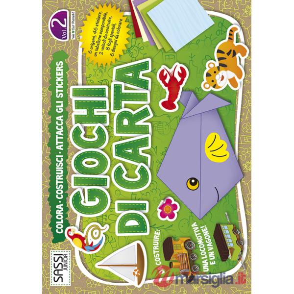 Giochi di carta. Colora, costruisci, attacca gli stickers. Vol. 2