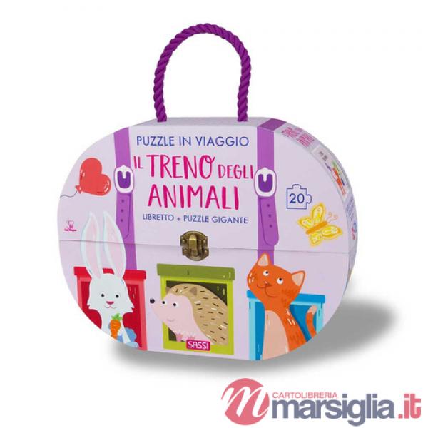 Treno degli animali. Puzzle in viaggio. Ediz. a colori. Con puzzle (Il)