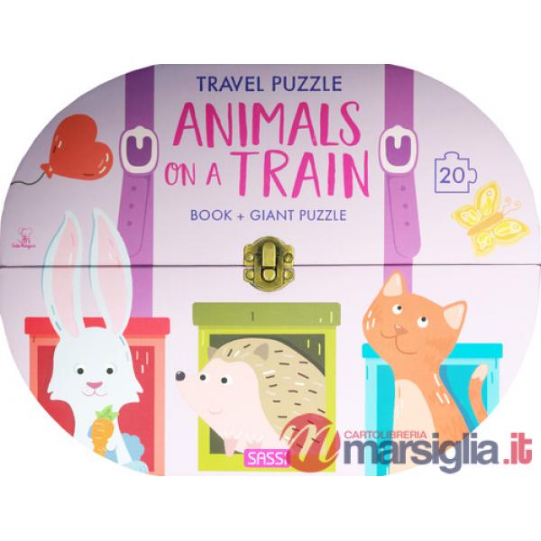 Animals on a train. Travel puzzle. Ediz. a colori. Con puzzle