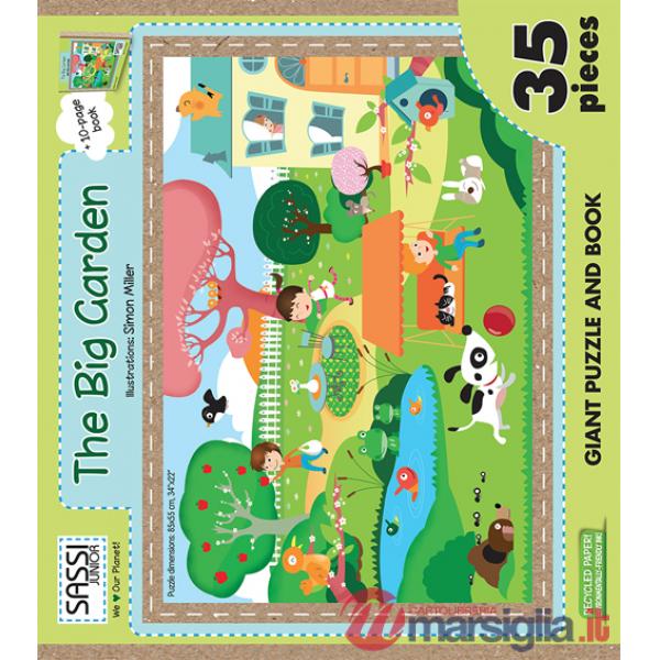 Big garden. Puzzle gigante. Ediz. illustrata. Con libro (The)