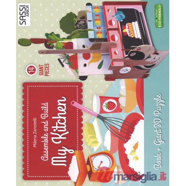 My little kitchen. Assemble and build. Libro puzzle