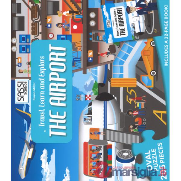 Airport. Travel, learn and explore. Puzzle. Con libro (The)