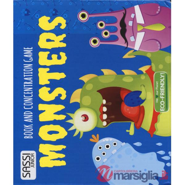 Monsters. Book and concentration game. Ediz. a colori. Con Carte