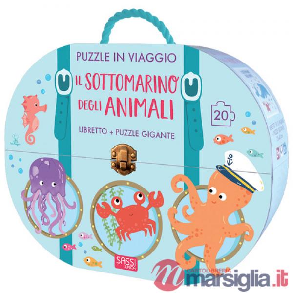 Sottomarino degli animali. Puzzle in viaggio. Ediz. a colori. Con puzzle (Il)