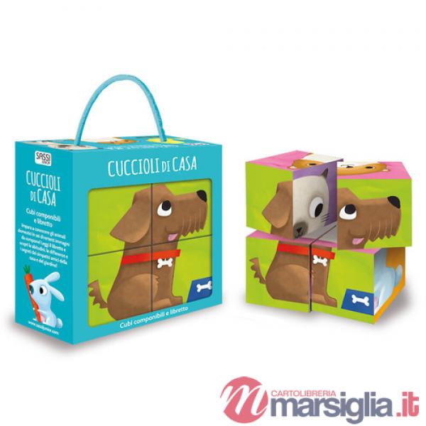 Cuccioli di casa. Cubi componibili. Ediz. a colori