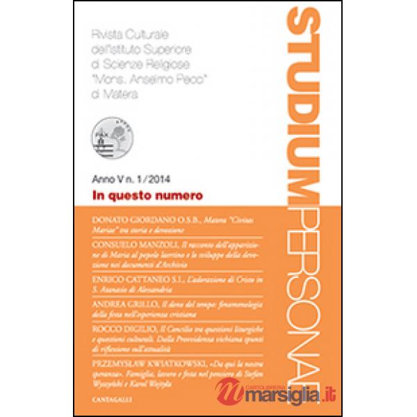 Studium personae. Rivista culturale dell'Istituto superiore di scienze religiose