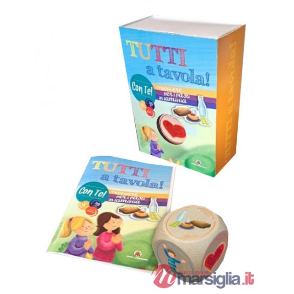 Tutti a tavola! Preghiere per i pasti in famiglia. Con dado in legno