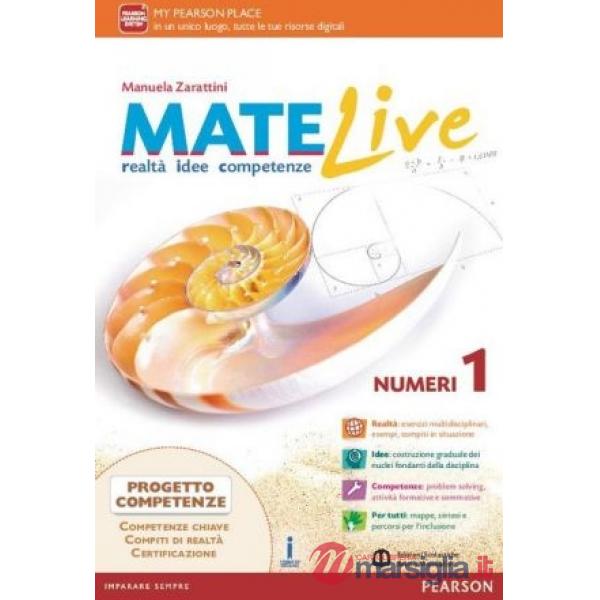 MATELIVE 1 ED. MYLAB N1 + F1 + TAVOLE + COMPETENZE