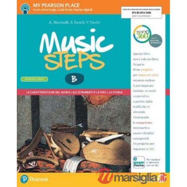 MUSIC STEPS VENDITA SEPARA VOLB + ITE + DIDASTORE