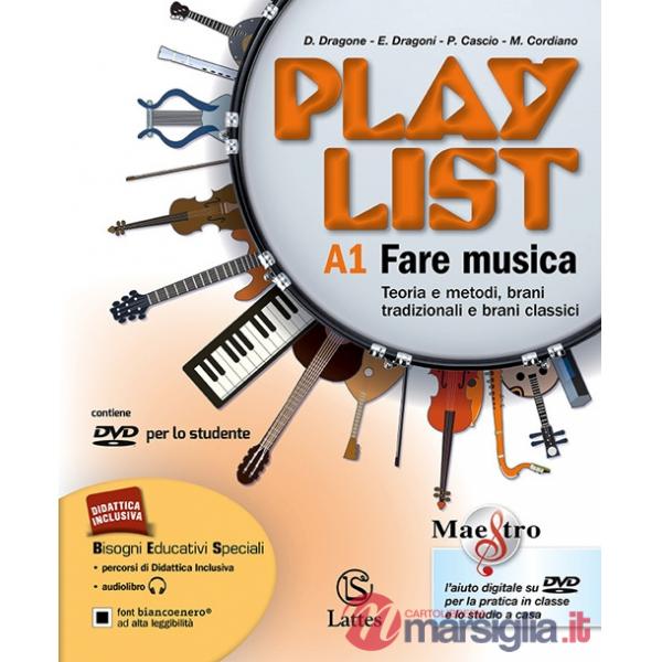 PLAYLIST VOL. A1 CON 2 DVD - ROM + VOL. A2 + NOTE E ACCORDI