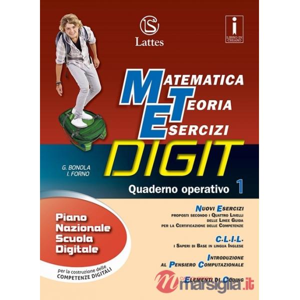 MATEMATICA TEORIA ESERCIZI 1 DIGIT + QUADERNO + EBOOK