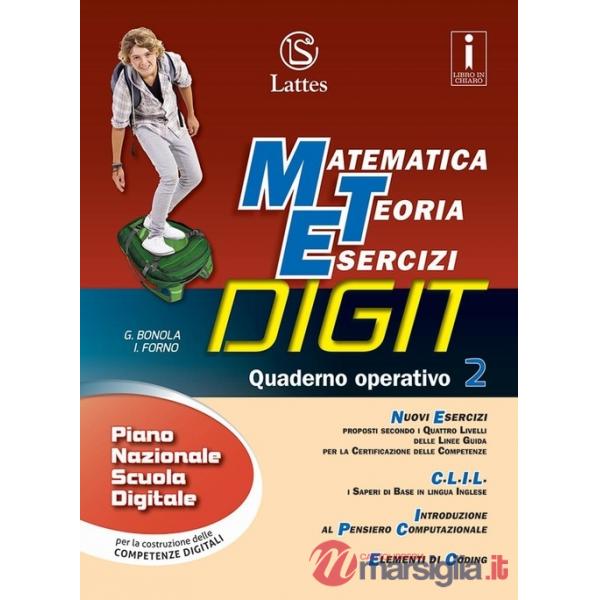 MATEMATICA TEORIA ESERCIZI 2 DIGIT QUADERN