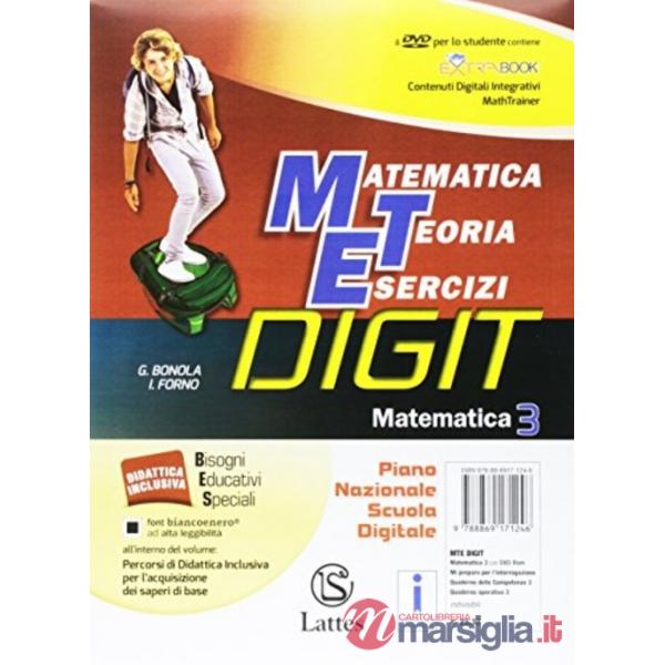 MATEMATICA DIGIT 3 + DVD ROM + MI PREPARO + COMPETENZE 3 + QUADERNO