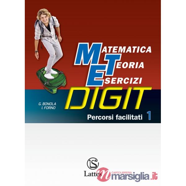 MATEMATICA TEORIA ESERCIZI 1 DIGIT PERCORSI FACILITATI + EBOOK