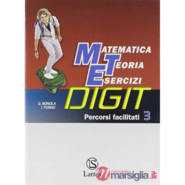 MATEMATICA TEORIA ESERCIZI 3 DIGIT PERCORSI FACILITATI + EBOOK