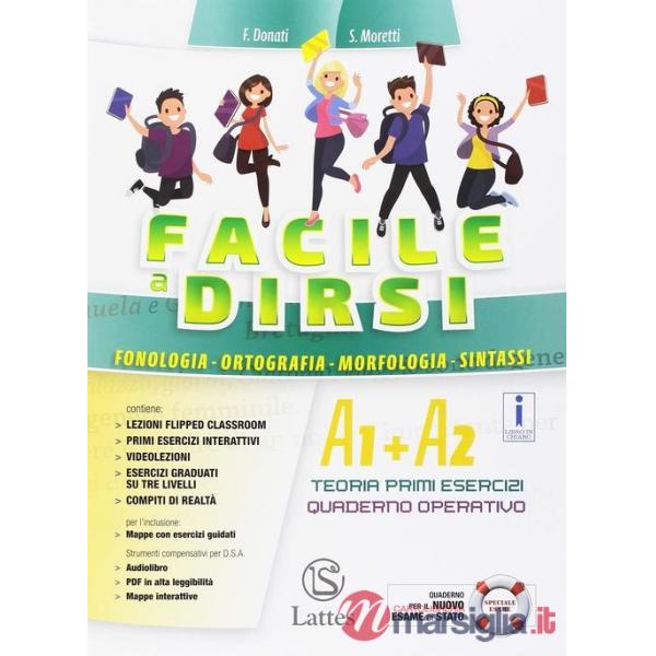 FACILE A DIRSI VOL. A UNICO + QUADERNO + MI PREPARO X L'INTERROGAZIONE