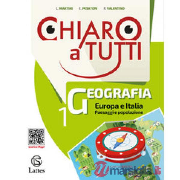 CHIARO A TUTTI GEOGRAFIA VOL. 1 + ATLANTE 1 + LE REGIONI D'ITALIA ONLI