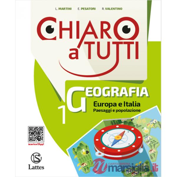 CHIARO A TUTTI GEOGRAFIA 1 + ATLANTE + REGIONE D'ITALIA
