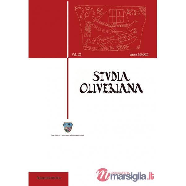Studia Oliveriana. Quarta serie. Vol. 1