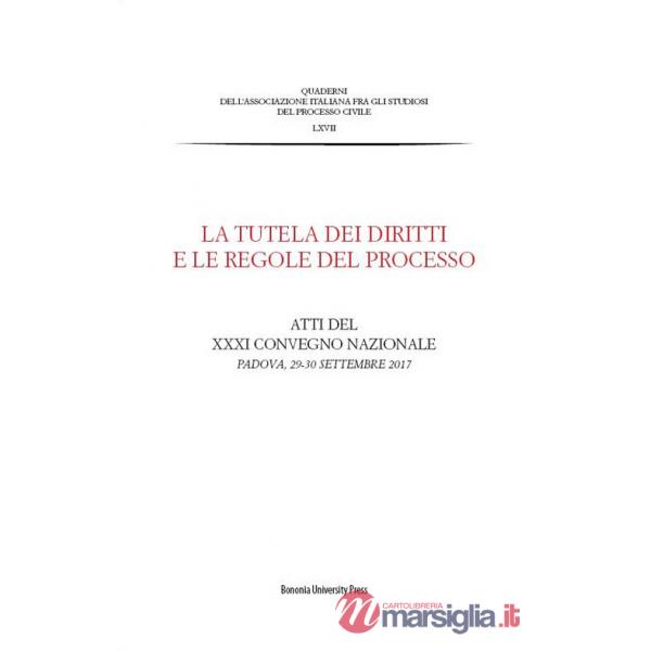 Tutela dei diritti e le regole del processo. Atti del XXXI Convegno Nazionale (Padova, 29-30 Settembre 2017) (La)