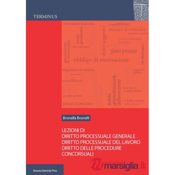 Lezioni di diritto processuale generale, diritto processuale del lavoro, diritto delle procedure concorsuali