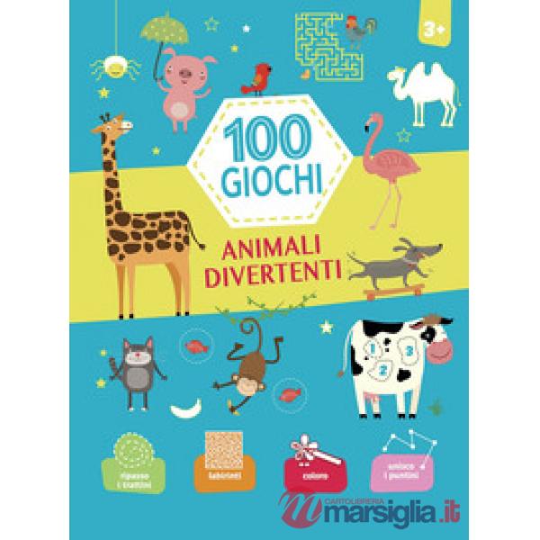 Animali divertenti. 100 giochi. Ediz. a colori