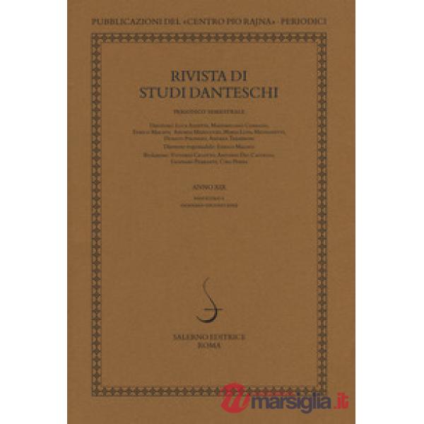 Rivista di studi danteschi (2019). Vol. 1