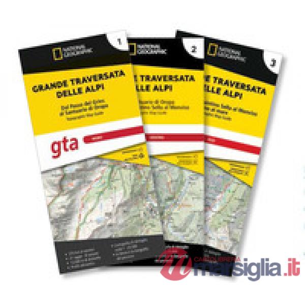 Grande traversata delle Alpi 1:25.000. Nord, Centro e Sud